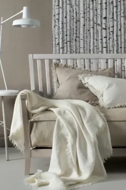 - Merlin torkkupeitto off-white 130x170 Torkkupeitot