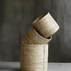 Online - Chaka säilytyskori, korkea pyöreä Kylpyhuonetarvikkeet|Säilytys