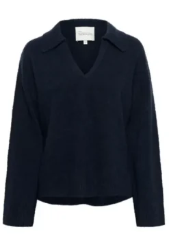 Clearance Huxi V-neck neule, tummansininen Neuleet Ja Neuletakit|Uutuudet