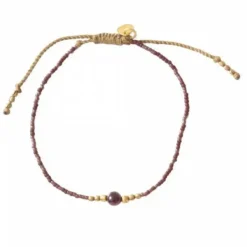 Discount Iris rannekoru Garnet, gold Rannekorut