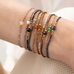 Discount Iris rannekoru Garnet, gold Rannekorut