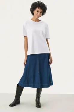 Outlet Jamina t-paita, bright white Paidat Ja Topit|Uutuudet