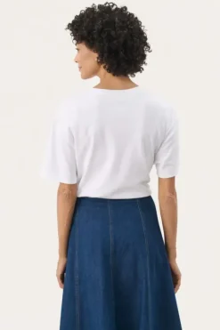 Outlet Jamina t-paita, bright white Paidat Ja Topit|Uutuudet