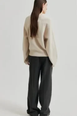 Sale Joline Knit O-Neck, pumice stone Neuleet Ja Neuletakit|Uutuudet