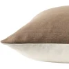 Clearance Joplin pellavatyynynpäällinen 55x55, hazel/shadow Sisustustyynyt|Sisustustyynyt