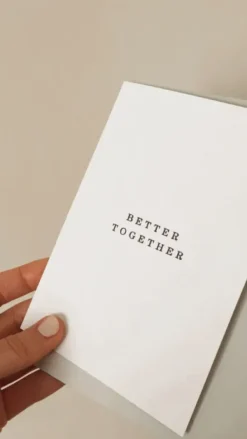 Sale - Better together -kortti Kortit