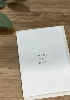 - Wife Mum Boss -kortti Kortit