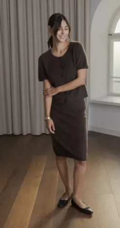 Discount Kaia cashmere hame, dark chocolate Mekot Ja Hameet|Uutuudet