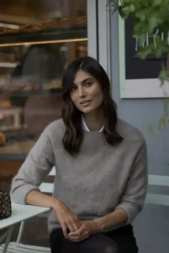 Online Karlee cashmere neule, greige Neuleet Ja Neuletakit|Uutuudet