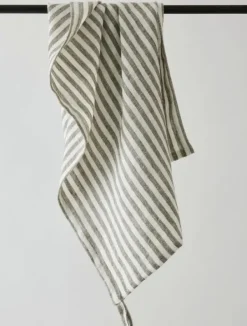 New Keittiöpyyhe Leon pellavaa, seagrass Keittiötekstiilit