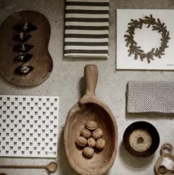 Hot Keittiöpyyhe 2pack 60x80, mocca Keittiötekstiilit