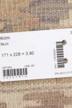 New Kelim matto, multi #602 / 171x228cm Matot
