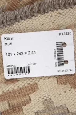 Online Kelim matto, multi custom #621 / 101 x 242 cm Matot