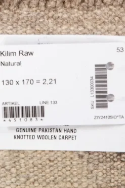 Discount Kelim matto, natural #611 / 130x170cm Matot