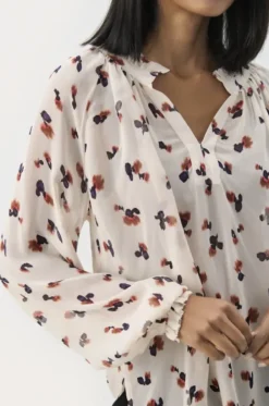 Discount Kelsia paita, multi mini blurred flower Paidat Ja Topit|Juhlavaatteet