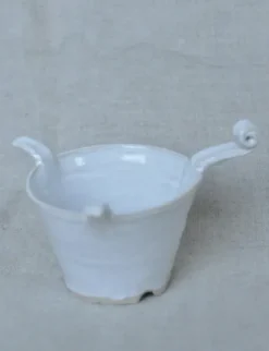 Outlet Keraaminen teesihti in mukiin, valkoinen Astiat