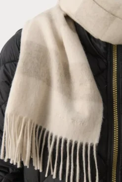 Kitha huivi villaa, travertine stripe Huivit Ja Kaulurit