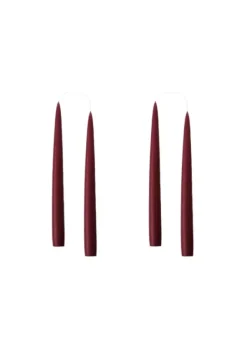 Best Kruunukynttilä lyhyt 20 cm, light bordeaux Kynttilät Ja Lyhdyt