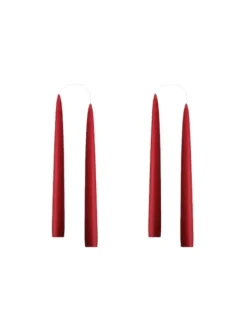 Outlet Kruunukynttilä lyhyt 20cm, tummanpunainen Kynttilät Ja Lyhdyt