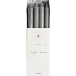Discount Kruunukynttilä 8-pack, grey Kynttilät Ja Lyhdyt