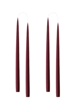 New Kruunukynttilä pitkä 35cm, light bordeaux Kynttilät Ja Lyhdyt