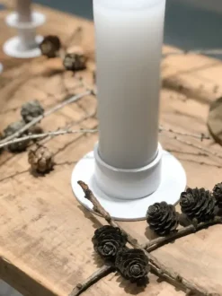 Best The Circle kynttilänjalka 5 cm, valkoinen Kynttilät Ja Lyhdyt