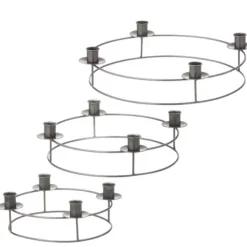 Hot Kynttilänjalka Kamma M, grey Kynttilät Ja Lyhdyt