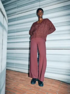 New Maddie Bellis housut long, rum raisin Farkut Ja Housut|Uutuudet