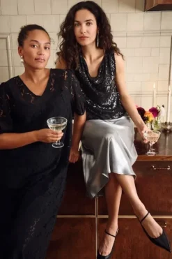 New Malikka toppi, black Paidat Ja Topit|Juhlavaatteet