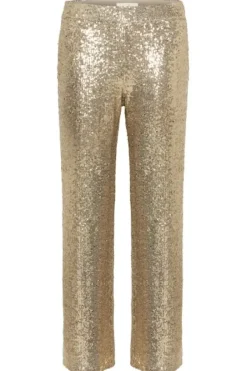 Sale Melodie housut, gold Farkut Ja Housut|Juhlavaatteet