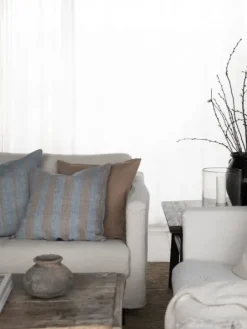 Discount Melvin tyynynpäällinen 50x50, beige stripe Sisustustyynyt|Sisustustyynyt