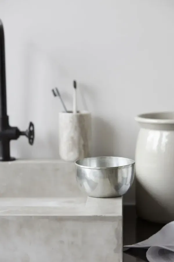 New - hopeakulho Ø11,5cm Kylpyhuonetarvikkeet