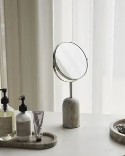 Hot - marmoripeili, beige Kylpyhuonetarvikkeet|Peilit