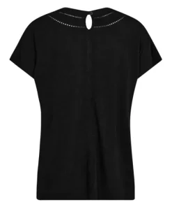 Online - Coel v-neck t-paita, black Paidat Ja Topit