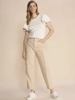 New - Adeline Rosita housut, cement, ankle Farkut Ja Housut