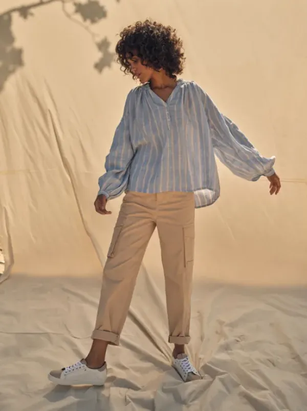 New - Adeline Rosita housut, cement, ankle Farkut Ja Housut