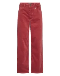 Online - Dara Corduroy Pant long, garnet Farkut Ja Housut