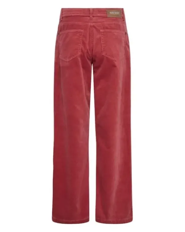 Online - Dara Corduroy Pant long, garnet Farkut Ja Housut