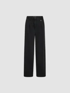 Hot - Gobi Pleat Jeans long, black Farkut Ja Housut