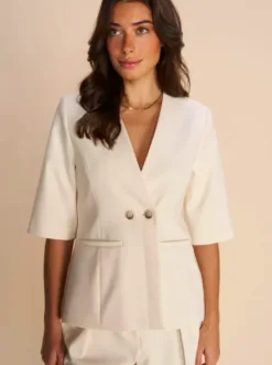 - Grit Carli bleiseri, ecru Bleiserit Ja Liivit|Juhlavaatteet