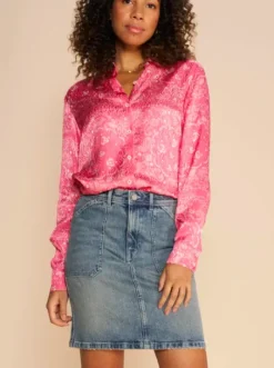 Hot - Maki Mondra farkkuhame, blue Mekot Ja Hameet