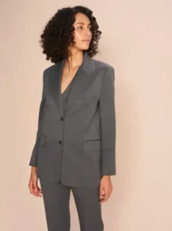 New - Mandi Halin bleiseri, dark grey melange Bleiserit Ja Liivit