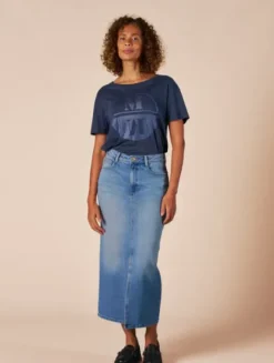 Outlet - Mella pitkä farkkuhame, blue Mekot Ja Hameet