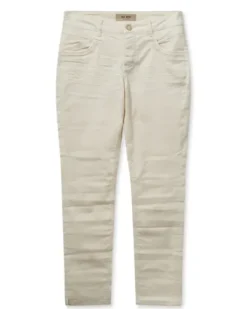 - Naomi Treasure housut, ecru Farkut Ja Housut