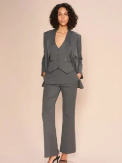 New - Rhys Halin housut, dark grey melange Farkut Ja Housut