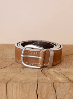 Clearance - Stitch nahkavyö, cinnamon swirl Vyöt