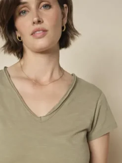 Outlet - Tulli Basic t-paita v-kaulus, mermaid Paidat Ja Topit