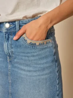 Hot - Vicky farkkuhame, light blue Mekot Ja Hameet