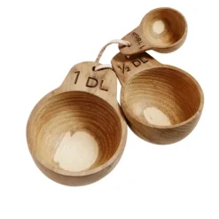 New - mittasetti, teak Astiat