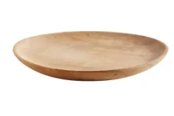 Hot - Puuvati Ø26, Natural Teak Tarjoilu Ja Ottimet|Astiat